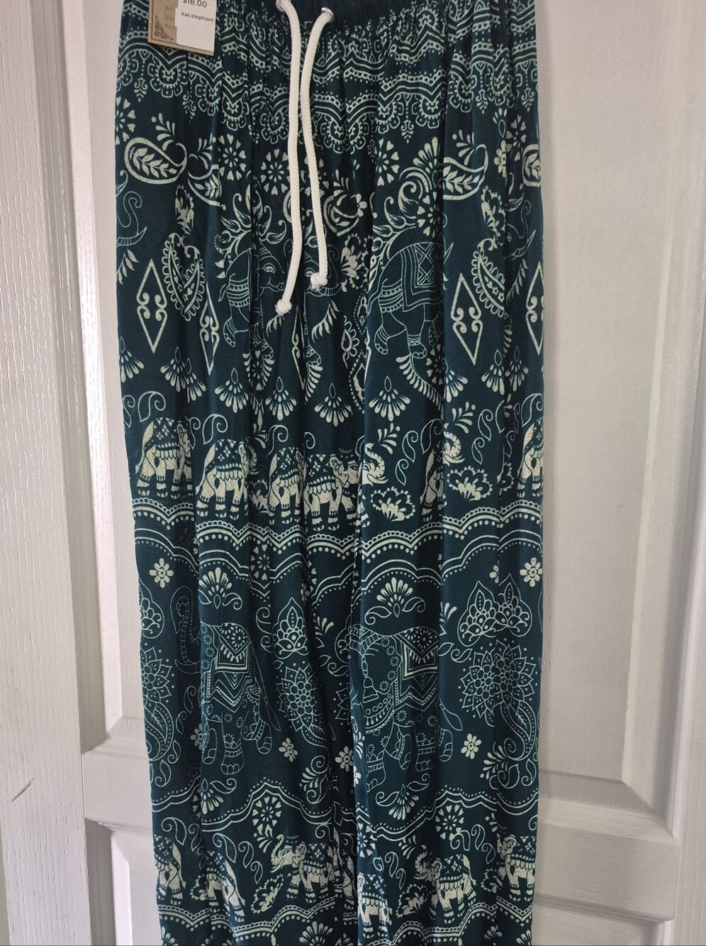 Elephant Harem Pants green